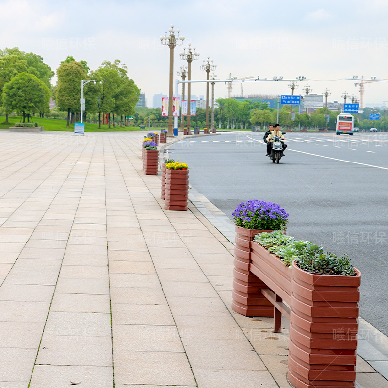 半弧度PVC組合花箱