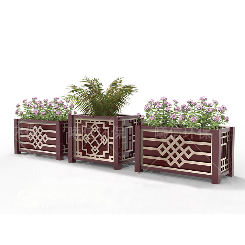 雕刻組合花箱